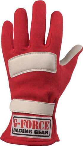 4101medrd G-force Racing Gear Gf G5 Gloves Med Red