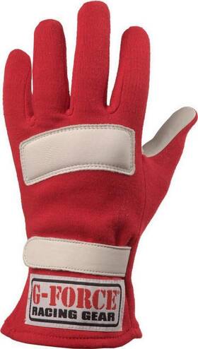 4101smlrd G-force Racing Gear Gf G5 Gloves Sml Red