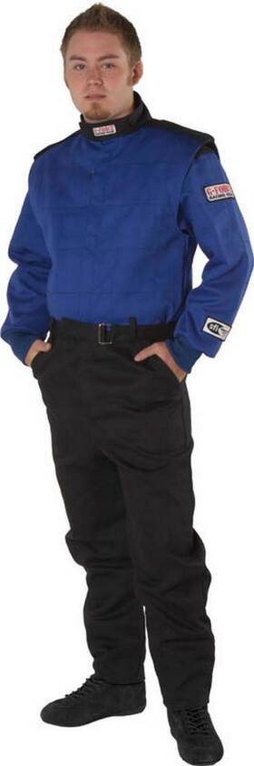 4525lrgbu G-force Racing Gear Gf525 Suit Large Blue