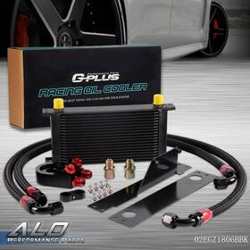 Alo11165 G-plus Fit For 2001-2005 Subaru Impreza Wrx/sti 19 Row An10 Aluminum Engine Oil Cooler