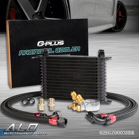 Alo541238 G-plus 15 Row 10an Aluminum Engine Oil Cooler Filter Adapter And Hose Relocation Kit