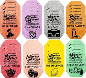 8w-km2q-r2na Garizze Wonder Wafers Wild Orange Pink Grapefruit Black Raspberry Strawberry Lemon