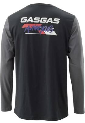 Gasgas 010544473094 Fast Longsleeve Shirt Black Large Motocross Mx Bmx