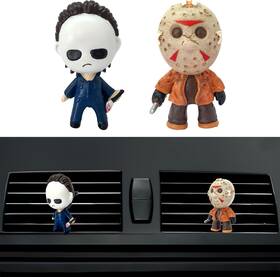 271224 Genany 3d 2pcs Resin Horror Movie Character Car Air Freshener 03. Characters
