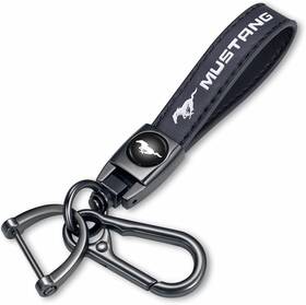 81865332 Genaughty Genuine Leather Car Keychain Keyring Accessories Compatible With Ford H4