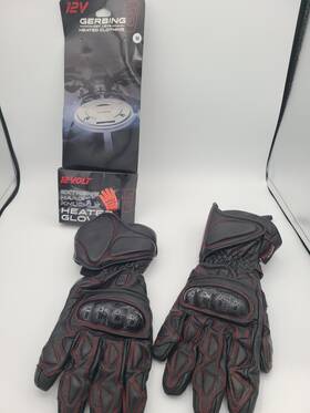 Ger-exgl-12-b-m Gerbing Heated Clothing Glove Heat 12v Extrm Hardknuckle Medium