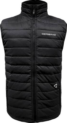 Ger-kpvst-7v-m-b-xl Gerbing Heated Clothing 7v Khione Puffer Vest 2.0 - Black Xl
