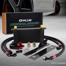 Goneparts0829 Goneparts 24 Fit For 01-05 Subaru Impreza Wrx/sti 19 Row An10 Aluminum Engine Oil Cooler
