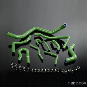 E-01shc1303dgr Grandorange 9x Silicone Radiator Hose Green Fit For Honda Civic D15 D16 Sohc Eg/ek 1992-2000