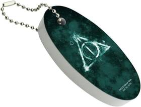 K.float.wbgam039.z005117 Graphics & More 8 And Harry Potter Deathly Hallows Logo Floating Keychain Multi
