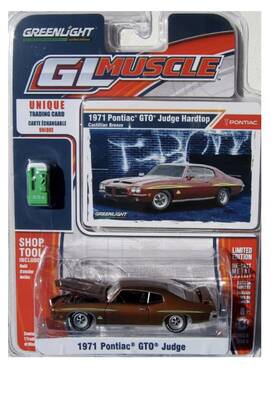 Ft71 Greenlight 810166016605 1971 Pontiac Gto Judge With Scale-size Soda Machine In Orig Pkg Brand New
