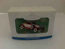 Qeo8555 Hallmark 2001 Keepsake Ornament 1930 Cadillac Roadster
