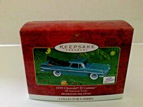 Qx6072 Hallmark 2001 Keepsake 1959 Chevrolet El Camino