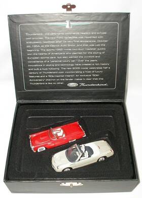Ss-hallmarktb50 Hallmark Thunderbird 50th Anniversary Holiday Ornament Set Retired And Rare Free Us Ship
