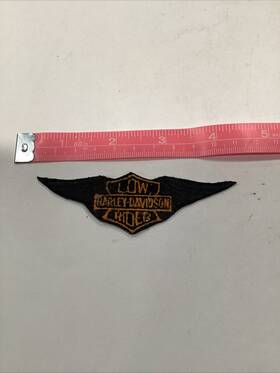 Ms024-18 Harley Davidson Small Ftlow Riderft Iron On Patch