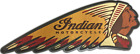 Hb1-im-123 Meissenberg Signs Indian Motorcycle Company Bonnet Logo Patch Style Wood