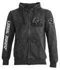 Hd84036m Lethal Threat Mens Riding Gorilla Hoody Zippered Hoodie Jacket Sweatshirt