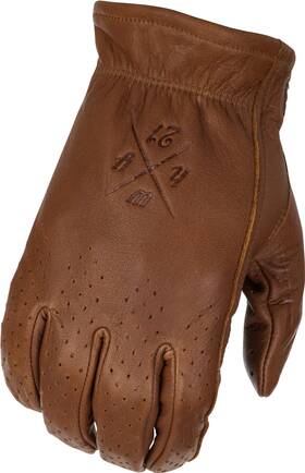 489-0051l Highway 21 Louie Perforated Gloves Brown Lg
