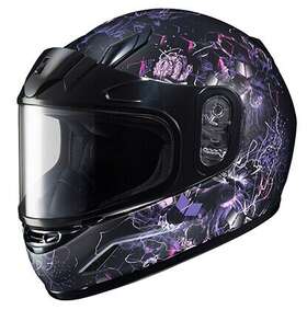 241-782 Hjc Cl-y Simitic Framed Dual Lens Helmet Sm Semi Flat Pink