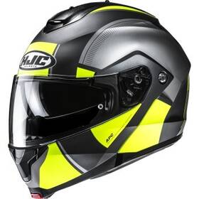 Hjc Ep25nusy8s3v C91 Jyn Helmet - Black/hi-viz Mc3hsf 5xl Xxxxxl