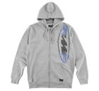 Ho7122900-hgr-2xl Fmf Apparel Racing Mens Swift Zip Fleece Grey
