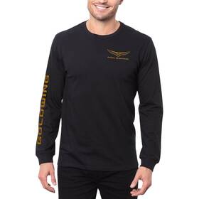 Lem25s-m52-3x Honda Collection Goldwing Long-sleeve T-shirt 3xl Gold/black