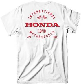 Hm054sswh2x Honda Licensed Apparel International T-shirt