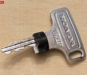 T6978 Honda Oem Motorcycle Key Black Recessed Plug Style Replacement