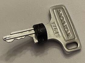 T7645 Honda Oem Motorcycle Key Black Recessed Plug Style Replacement