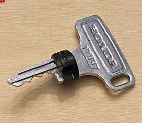 T7997 Honda Oem Motorcycle Key Black Recessed Plug Style Replacement