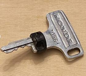 T9564 Honda Oem Motorcycle Key Black Recessed Plug Style Replacement