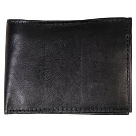 Wld1001 Hot Leathers 192359830176 Black Leather Bi-fold Wallet
