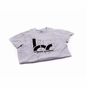 Hyb-dmg-00-0l Hybrid Racing For Dimensions T-shirt Gray Large