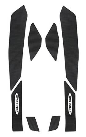 Ht812-2tdpsa-blk-red Hydro-turf 2-tone Cut Diamond Mats For Seadoo Spark Trixx 2-up 2017-2020 Black