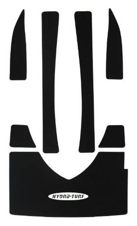 Ht86gpsa-blk Hydro-turf Jet Ski Mats Compatible With Sea-doo Rx/rxx Black Cut Groove