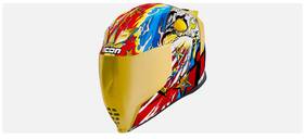 0101-13926 Icon Airflite Helmet Freedom Spitter - Gold Medium