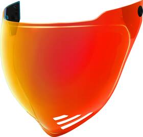 0130-1436 Icon Domain Bubble Shield - Calypso Red