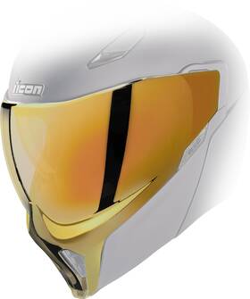 0130-1465 Icon Threshold Shield - Forged Bronze For Dot Helmets