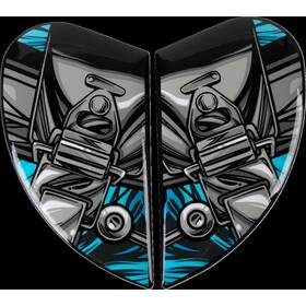 0133-1407 Icon Airframe Pro Side Plates - Outbreak Blue