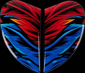 0133-1471 Icon Airform Side Plates - Fever Dream Blue