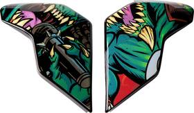 0133-1498 Icon Airflite Side Plates - Blegh Red