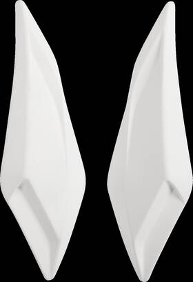 0133-1706 Icon Ultraflite Forehead Vents - Matte White