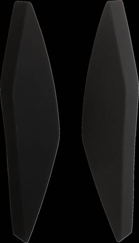 0133-1709 Icon Ultraflite Side Covers - Rubatone Black