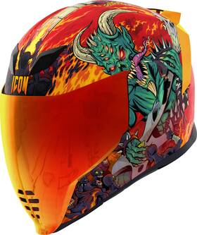 0101-16925 Icon 101-16925 Airflite Helmet - Blegh Mips Red Xl
