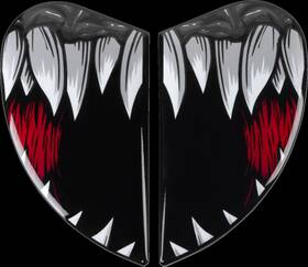 01331502 Icon 133-1502 Airform Side Plates - Kryola Kreep Silver