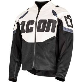 2820-7047 Icon Contra3 Jacket - White/black Xl