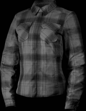 2822-1903 Icon Womens Fallblock Flannel Jacket - Black 2xl