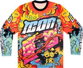 2824-0111 Icon Scatterbrain Jersey - Black Medium