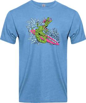 3030-21965 Icon Dino Fury T-shirt - Light Heather Blue Medium