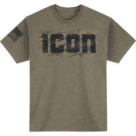 3030-23274 Icon Tigers Blood T-shirt Olive Heather X-large Green